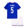 Dječji - Dres + Kratke Hlače Francuska Kounde 5 Domaći Euro 2024